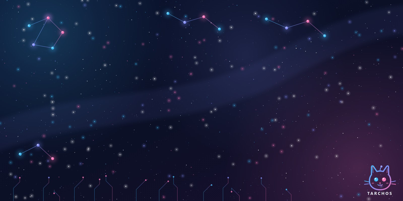 Nebula desk mat: full mat